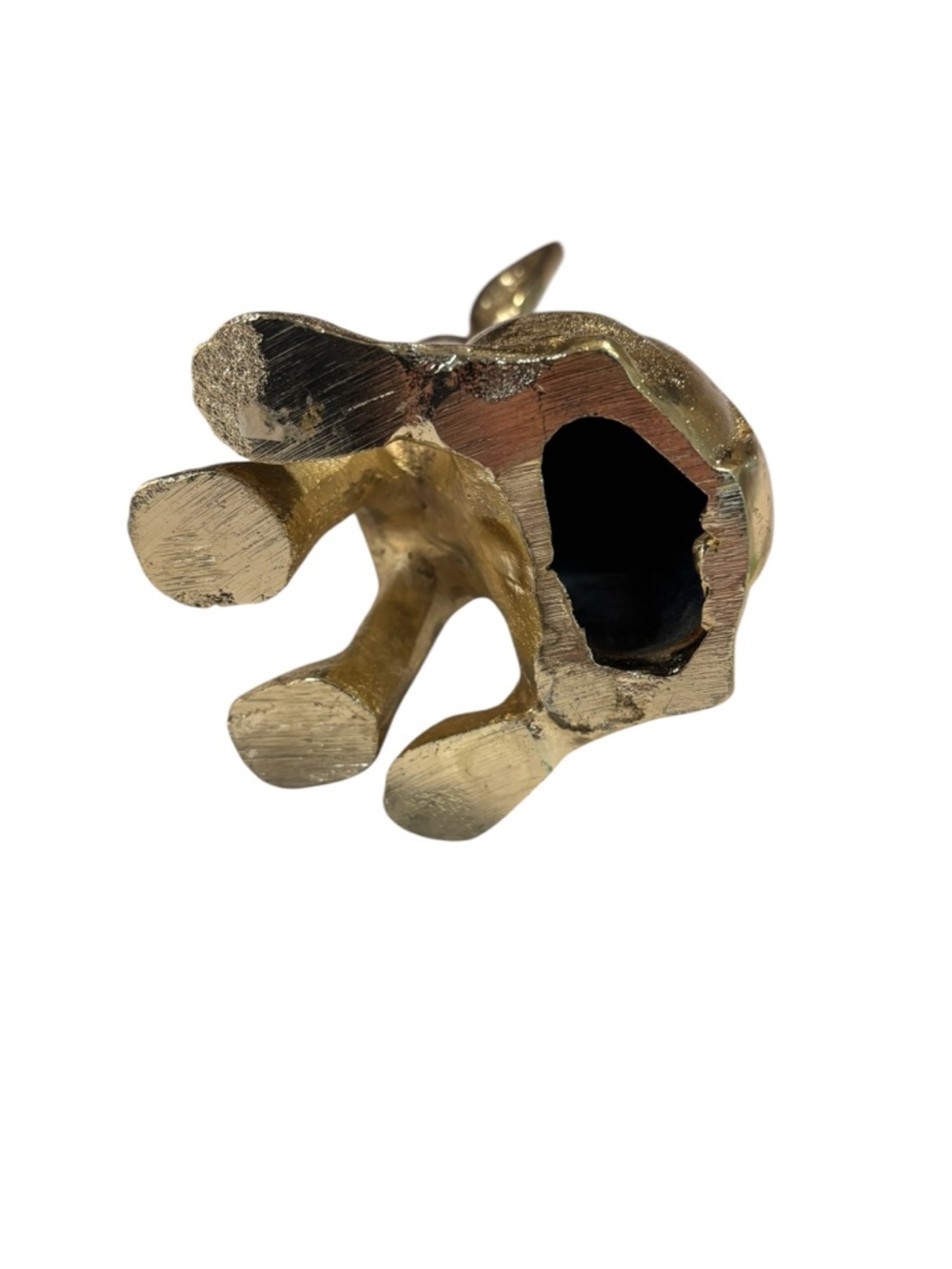 Gold Rabbit cast metal 8 1/2” Figurine Decorative Accent - Picture 8 of 8